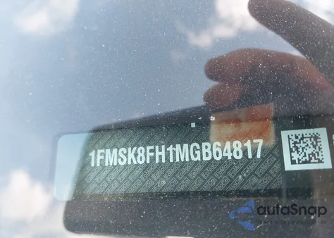 2021 Ford Explorer Limited z USA, uszkodzony, nr VIN 1FMSK8FH1MGB64817